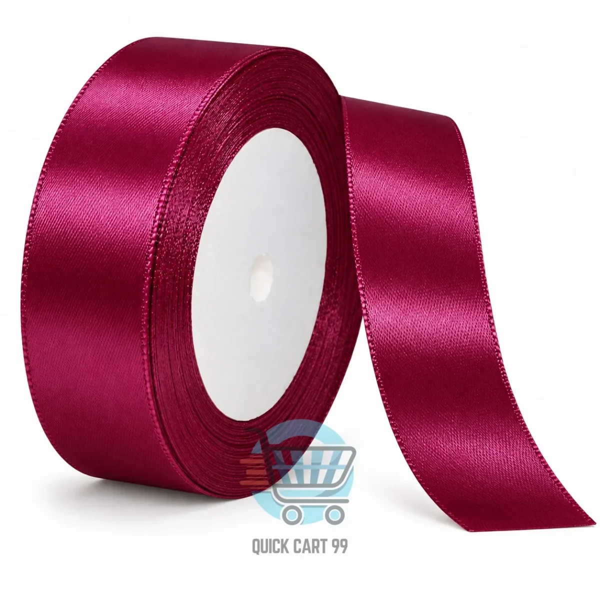 1 inch satin ribbon roll for gift wrapping and crafts