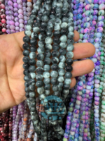 8mm Marble Crackle Beads – Assorted Colors for Jewelry