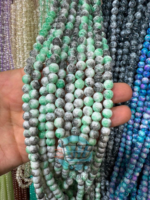 8mm Marble Crackle Beads – Assorted Colors for Jewelry