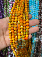 8mm Marble Crackle Beads – Assorted Colors for Jewelry