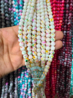 8mm Marble Crackle Beads – Assorted Colors for Jewelry