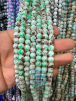 8mm Marble Crackle Beads – Assorted Colors for Jewelry