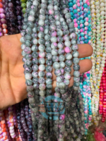 8mm Marble Crackle Beads – Assorted Colors for Jewelry