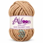 Alifoon Super Soft Baby Blanket Yarn in multiple colors for knitting and crochet