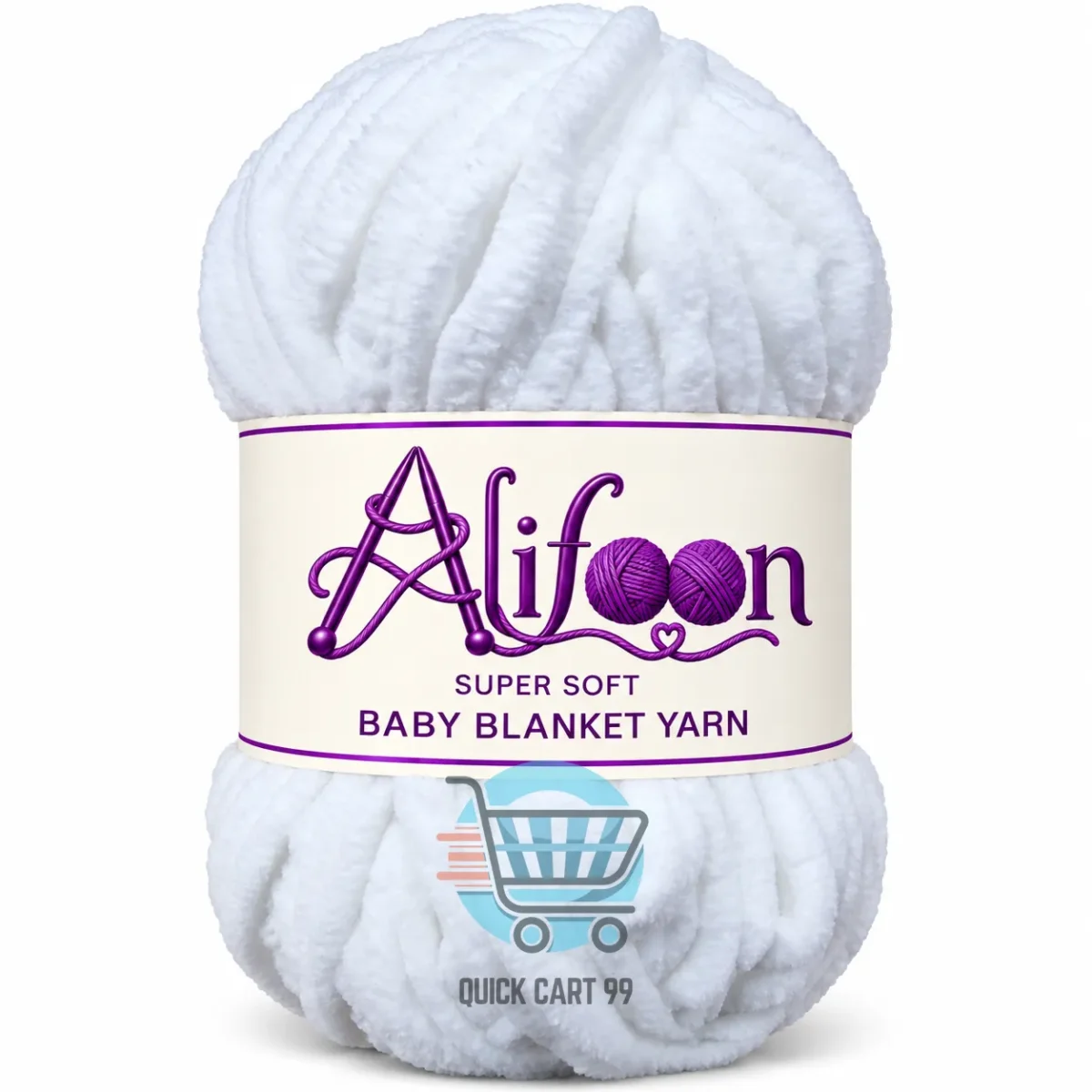 Alifoon Super Soft Baby Blanket Yarn in multiple colors for knitting and crochet