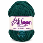 Alifoon Super Soft Baby Blanket Yarn in multiple colors for knitting and crochet