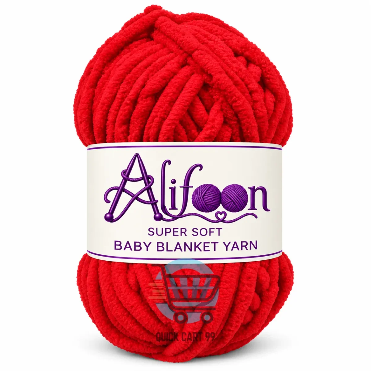 Alifoon Super Soft Baby Blanket Yarn in multiple colors for knitting and crochet