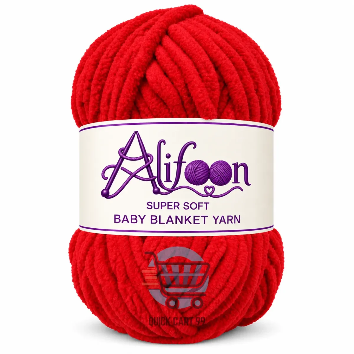 Alifoon Super Soft Baby Blanket Yarn in multiple colors for knitting and crochet