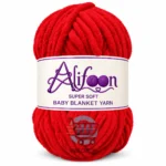 Alifoon Super Soft Baby Blanket Yarn in multiple colors for knitting and crochet