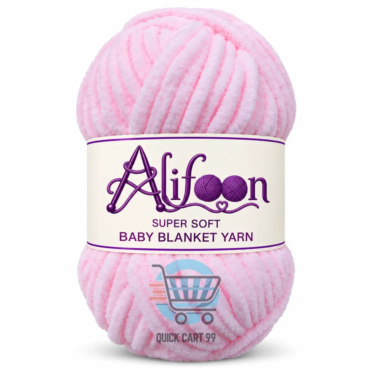Alifoon Super Soft Baby Blanket Yarn in multiple colors for knitting and crochet