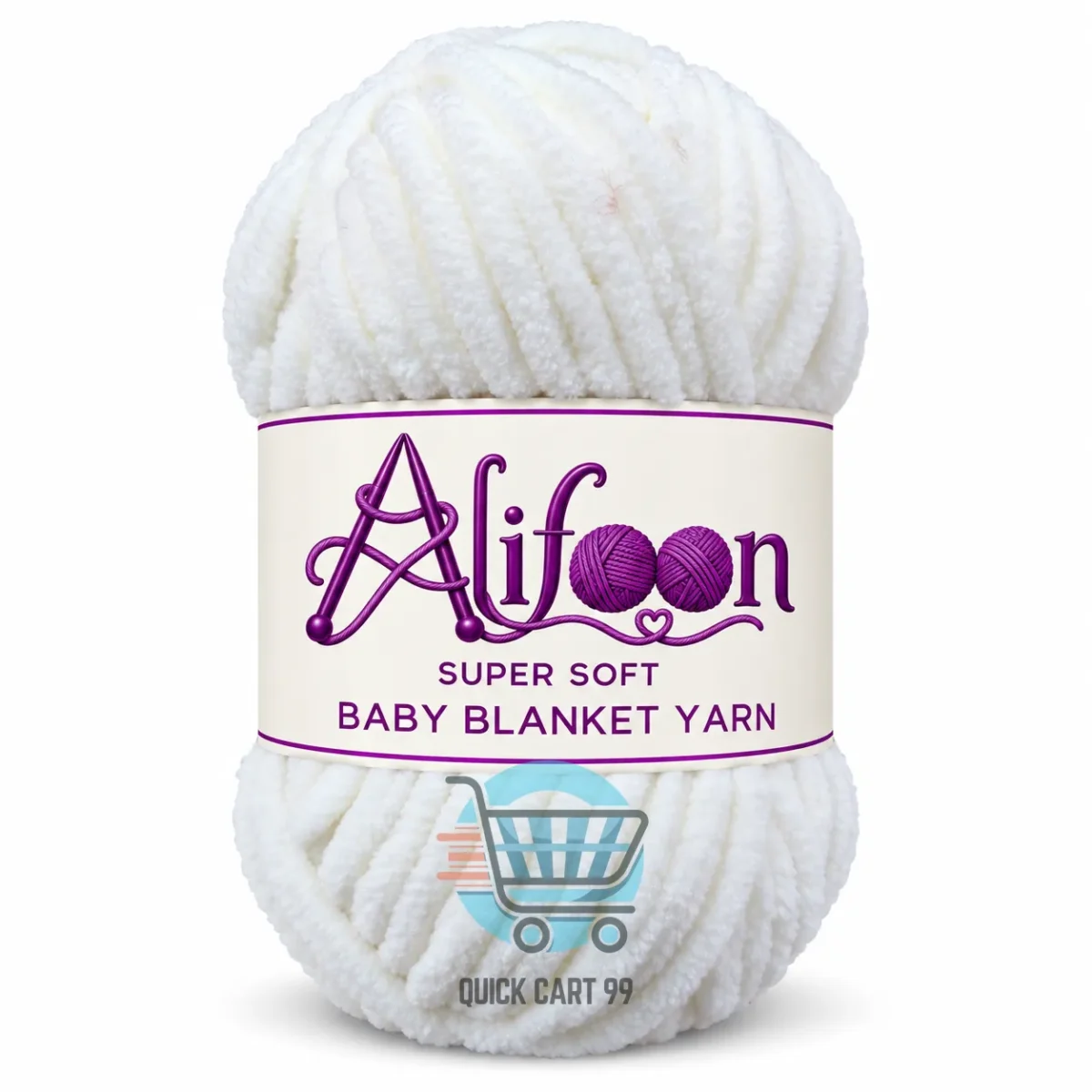 Alifoon Super Soft Baby Blanket Yarn in multiple colors for knitting and crochet