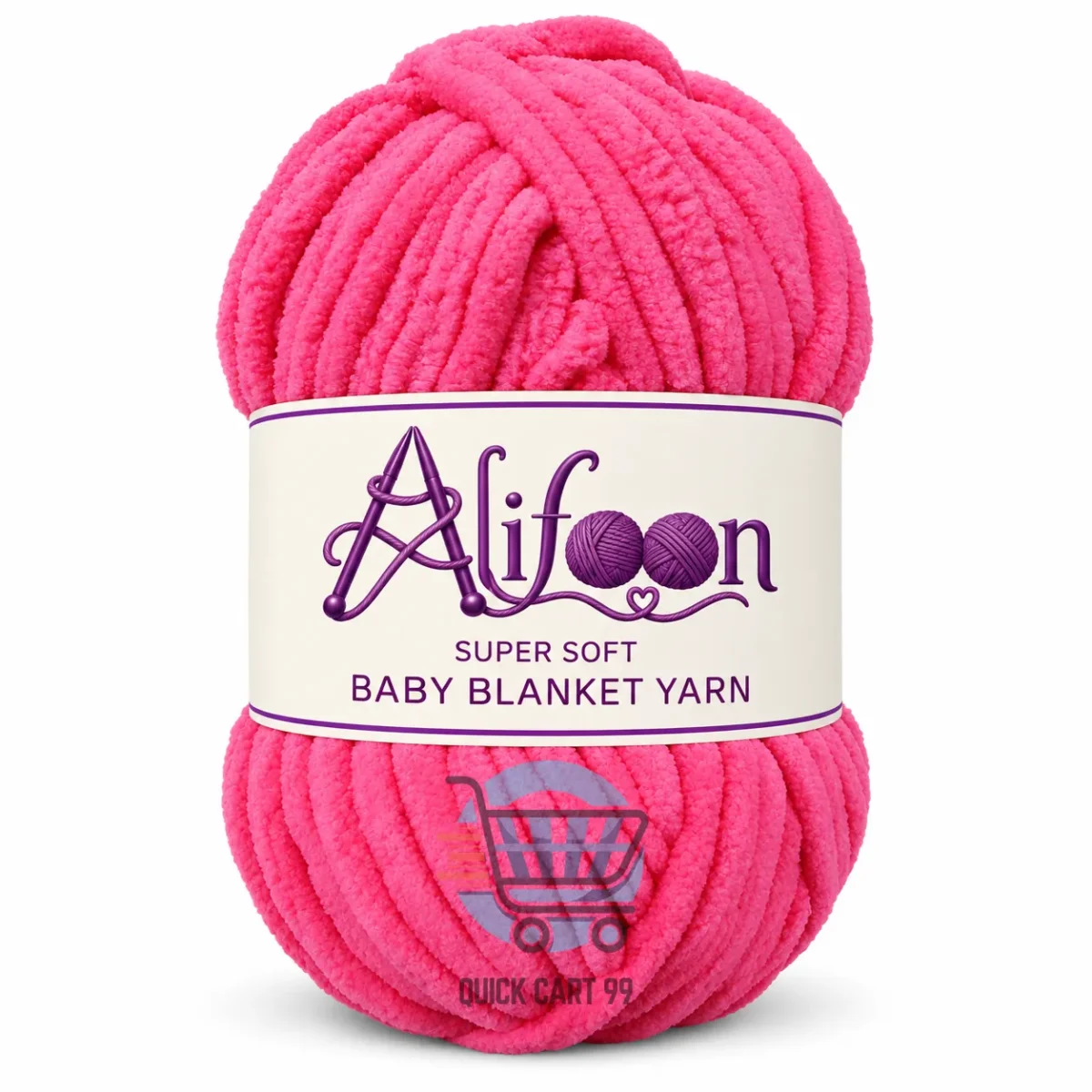 Alifoon Super Soft Baby Blanket Yarn in multiple colors for knitting and crochet
