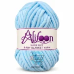 Alifoon Super Soft Baby Blanket Yarn in multiple colors for knitting and crochet
