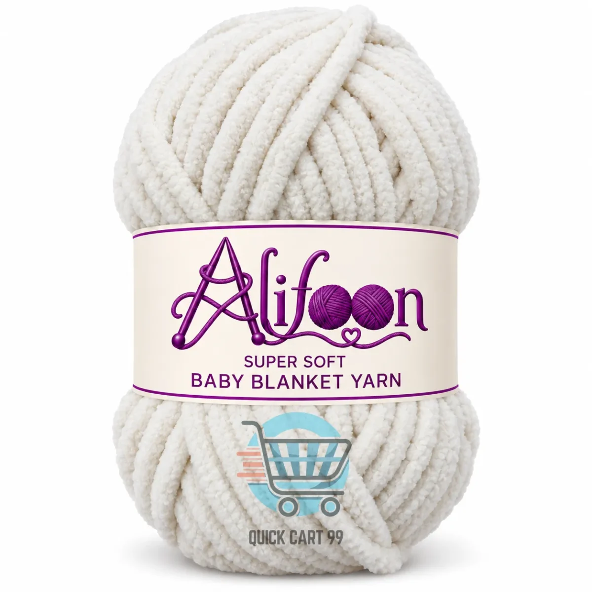 Alifoon Super Soft Baby Blanket Yarn in multiple colors for knitting and crochet