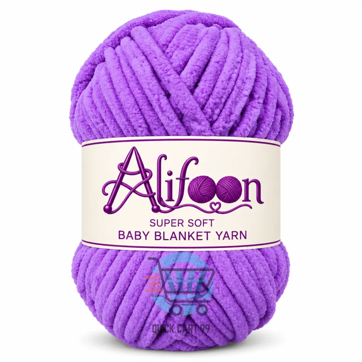Alifoon Super Soft Baby Blanket Yarn in multiple colors for knitting and crochet