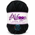Alifoon Super Soft Baby Blanket Yarn in multiple colors for knitting and crochet