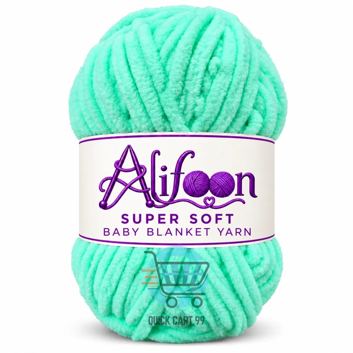 Alifoon Super Soft Baby Blanket Yarn in multiple colors for knitting and crochet