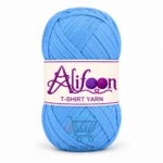 Alifoon T-Shirt Yarn for Home Decor in golden yellow, lime green and vivid hot pink