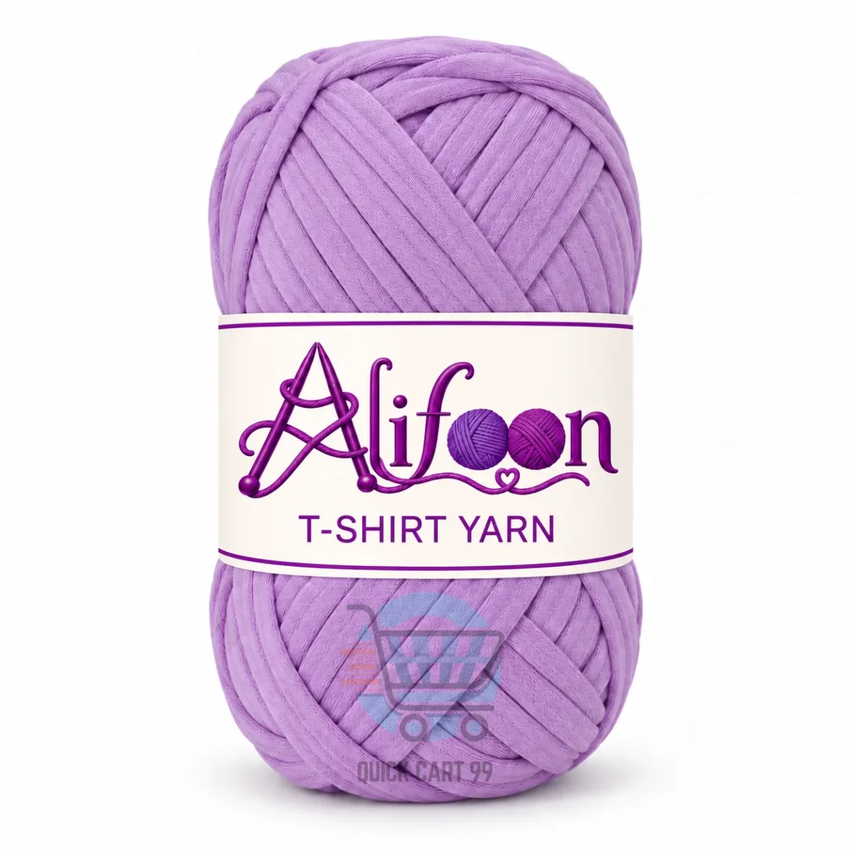 Alifoon T-Shirt Yarn for Home Decor in golden yellow, lime green and vivid hot pink