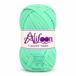 Alifoon T-Shirt Yarn for Home Decor in golden yellow, lime green and vivid hot pink