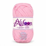 Alifoon T-Shirt Yarn for Home Decor in golden yellow, lime green and vivid hot pink