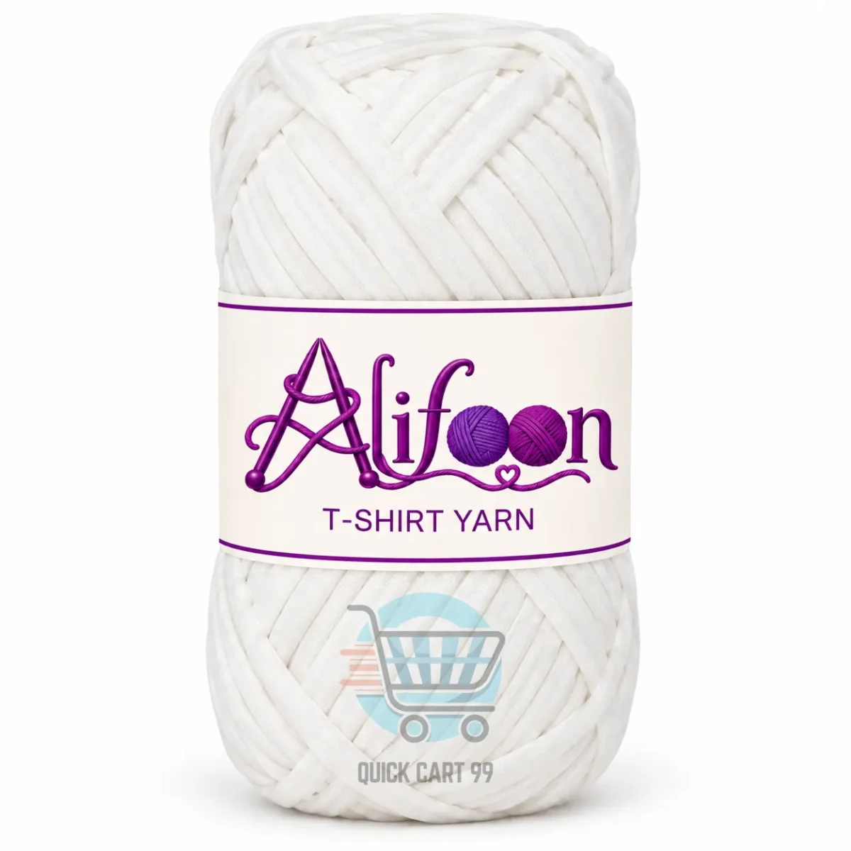 Alifoon T-Shirt Yarn for Home Decor in golden yellow, lime green and vivid hot pink