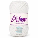 Alifoon T-Shirt Yarn for Home Decor in golden yellow, lime green and vivid hot pink