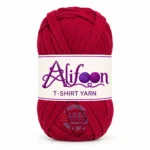 Alifoon T-Shirt Yarn for Home Decor in golden yellow, lime green and vivid hot pink