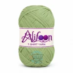 Alifoon T-Shirt Yarn for Home Decor in golden yellow, lime green and vivid hot pink