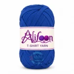 Alifoon T-Shirt Yarn for Home Decor in golden yellow, lime green and vivid hot pink
