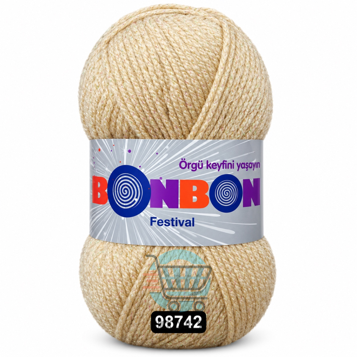 Bonbon Festival Metallic Yarn for knitting and crochet projects