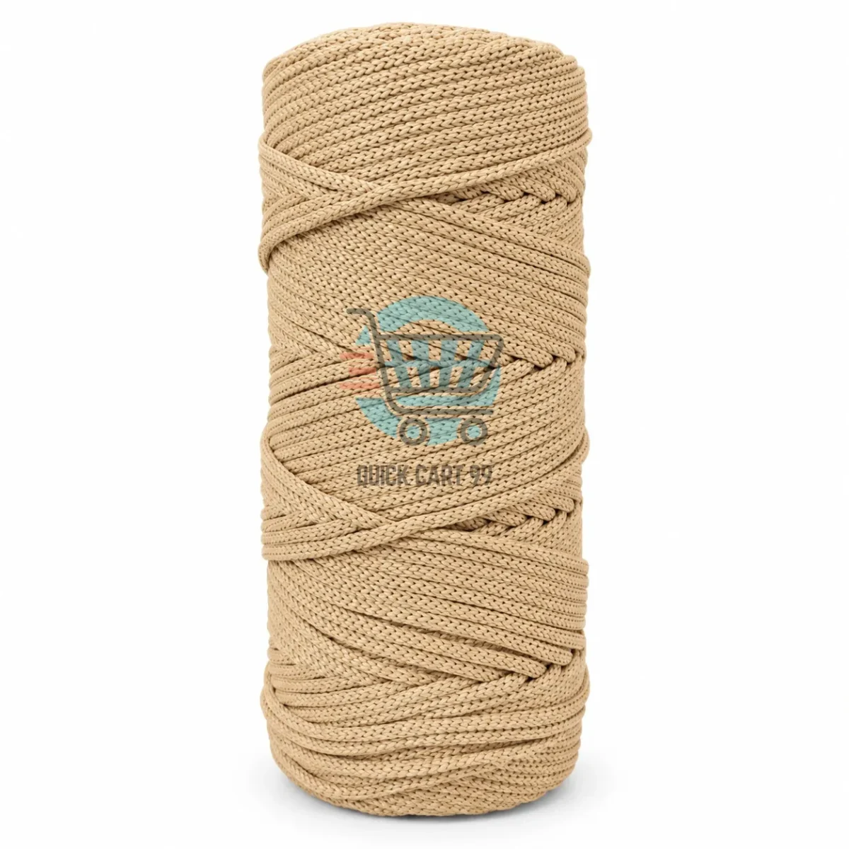 Premium braided macrame cord for bags baskets and plant hangers