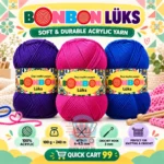 Bonbon Luks acrylic yarn for knitting and crochet