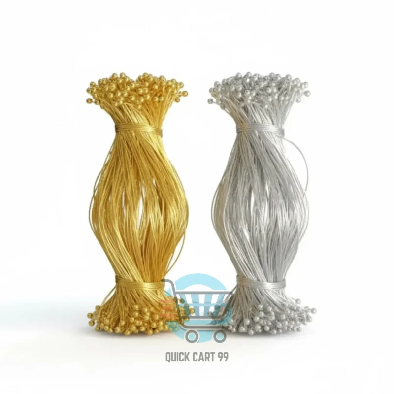 Loreal Wire 300 Double Ball Wire in Golden and Silver for jewelry making