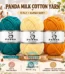 Panda Milk Cotton Yarn 5 Ply in multiple colors for baby wear and amigurumi